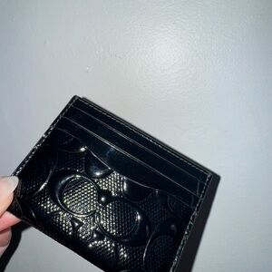 Coach Slim ID Card Case In Signature Leather